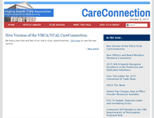 Tablet Screenshot of careconnection.vhca.org
